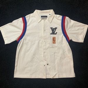 Louis Vuitton X NBA Basketball Short-Sleeved Shirt